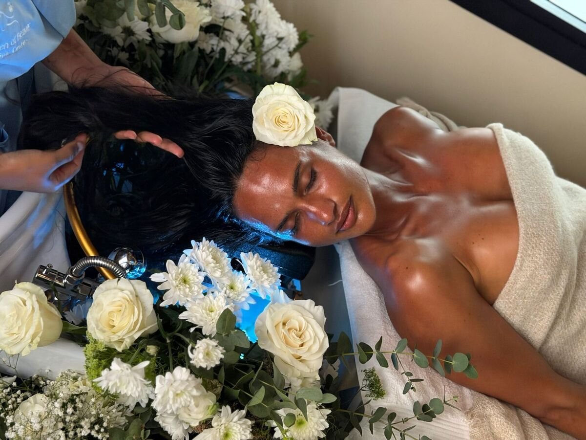 The Ultimate Luxury Ritual with white roses
